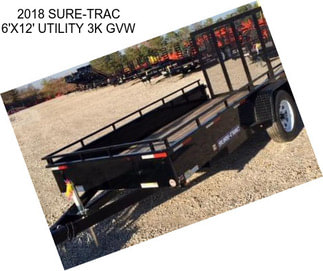 2018 SURE-TRAC 6\'X12\' UTILITY 3K GVW