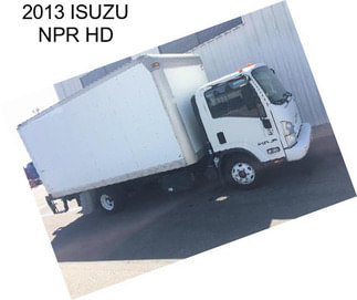 2013 ISUZU NPR HD