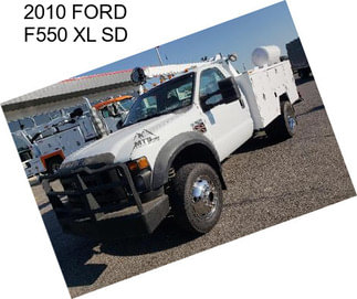 2010 FORD F550 XL SD