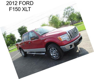 2012 FORD F150 XLT