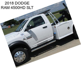2018 DODGE RAM 4500HD SLT