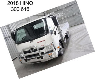 2018 HINO 300 616