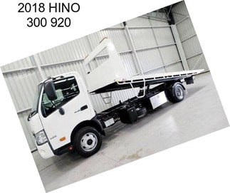 2018 HINO 300 920