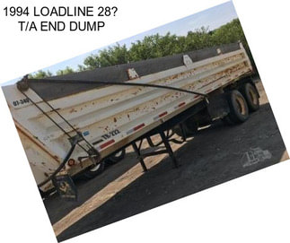 1994 LOADLINE 28 T/A END DUMP