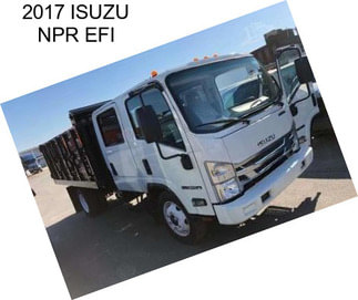 2017 ISUZU NPR EFI