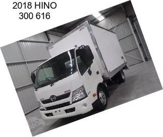 2018 HINO 300 616