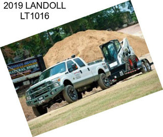 2019 LANDOLL LT1016