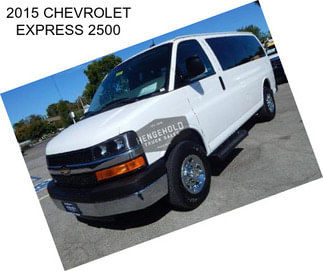 2015 CHEVROLET EXPRESS 2500