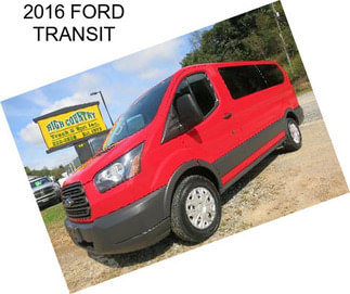 2016 FORD TRANSIT