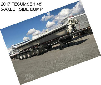 2017 TECUMSEH 48\' 5-AXLE   SIDE DUMP