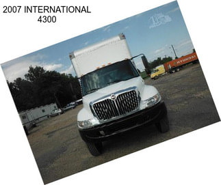 2007 INTERNATIONAL 4300