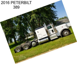 2016 PETERBILT 389