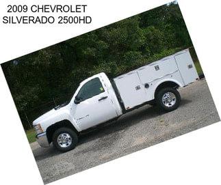 2009 CHEVROLET SILVERADO 2500HD