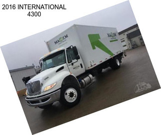 2016 INTERNATIONAL 4300