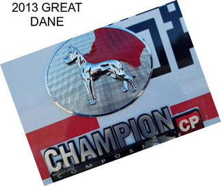 2013 GREAT DANE