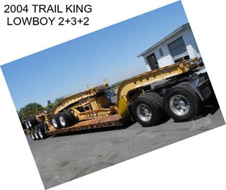 2004 TRAIL KING LOWBOY 2+3+2