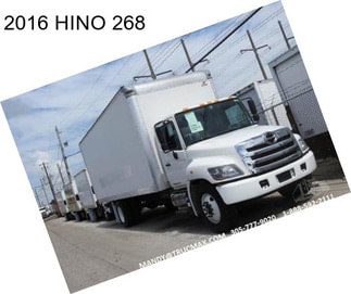 2016 HINO 268