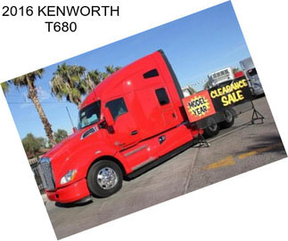 2016 KENWORTH T680