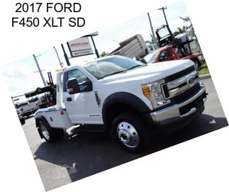 2017 FORD F450 XLT SD