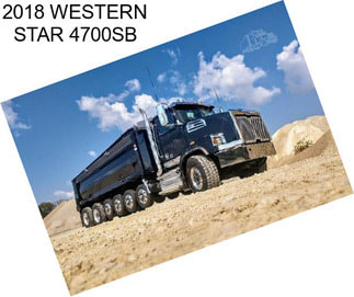 2018 WESTERN STAR 4700SB