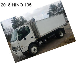 2018 HINO 195