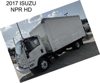 2017 ISUZU NPR HD