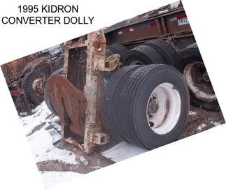 1995 KIDRON CONVERTER DOLLY