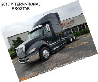 2015 INTERNATIONAL PROSTAR