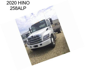 2020 HINO 258ALP