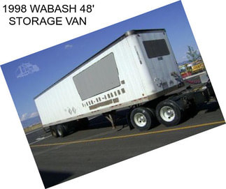 1998 WABASH 48\' STORAGE VAN