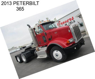 2013 PETERBILT 365