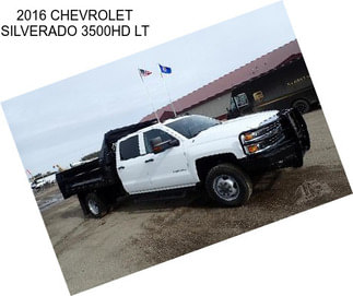 2016 CHEVROLET SILVERADO 3500HD LT