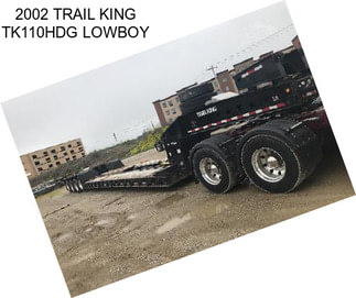 2002 TRAIL KING TK110HDG LOWBOY