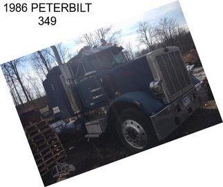 1986 PETERBILT 349