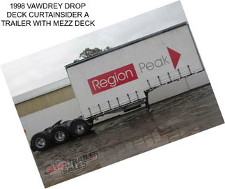 1998 VAWDREY DROP DECK CURTAINSIDER A TRAILER WITH MEZZ DECK