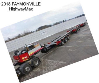 2018 FAYMONVILLE HighwayMax