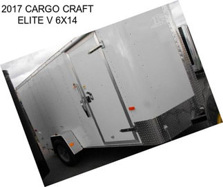 2017 CARGO CRAFT ELITE V 6X14