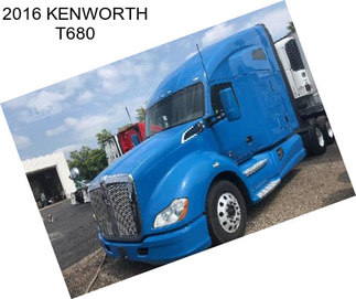 2016 KENWORTH T680