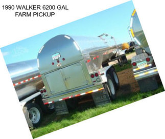 1990 WALKER 6200 GAL FARM PICKUP