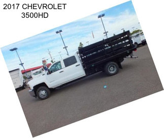 2017 CHEVROLET 3500HD