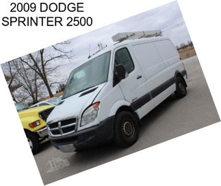 2009 DODGE SPRINTER 2500