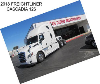 2018 FREIGHTLINER CASCADIA 126