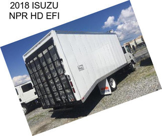 2018 ISUZU NPR HD EFI