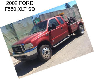 2002 FORD F550 XLT SD