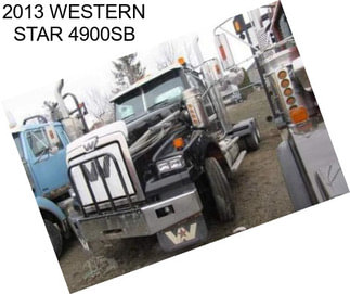 2013 WESTERN STAR 4900SB