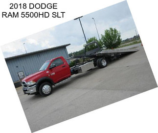 2018 DODGE RAM 5500HD SLT