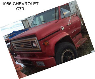 1986 CHEVROLET C70