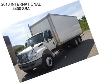 2013 INTERNATIONAL 4400 SBA