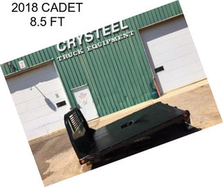 2018 CADET 8.5 FT