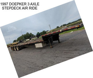 1997 DOEPKER 3 AXLE STEPDECK AIR RIDE